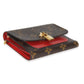 Louis Vuitton Monogram Canvas Flower Lock Compact Wallet