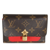 Louis Vuitton Monogram Canvas Flower Lock Compact Wallet