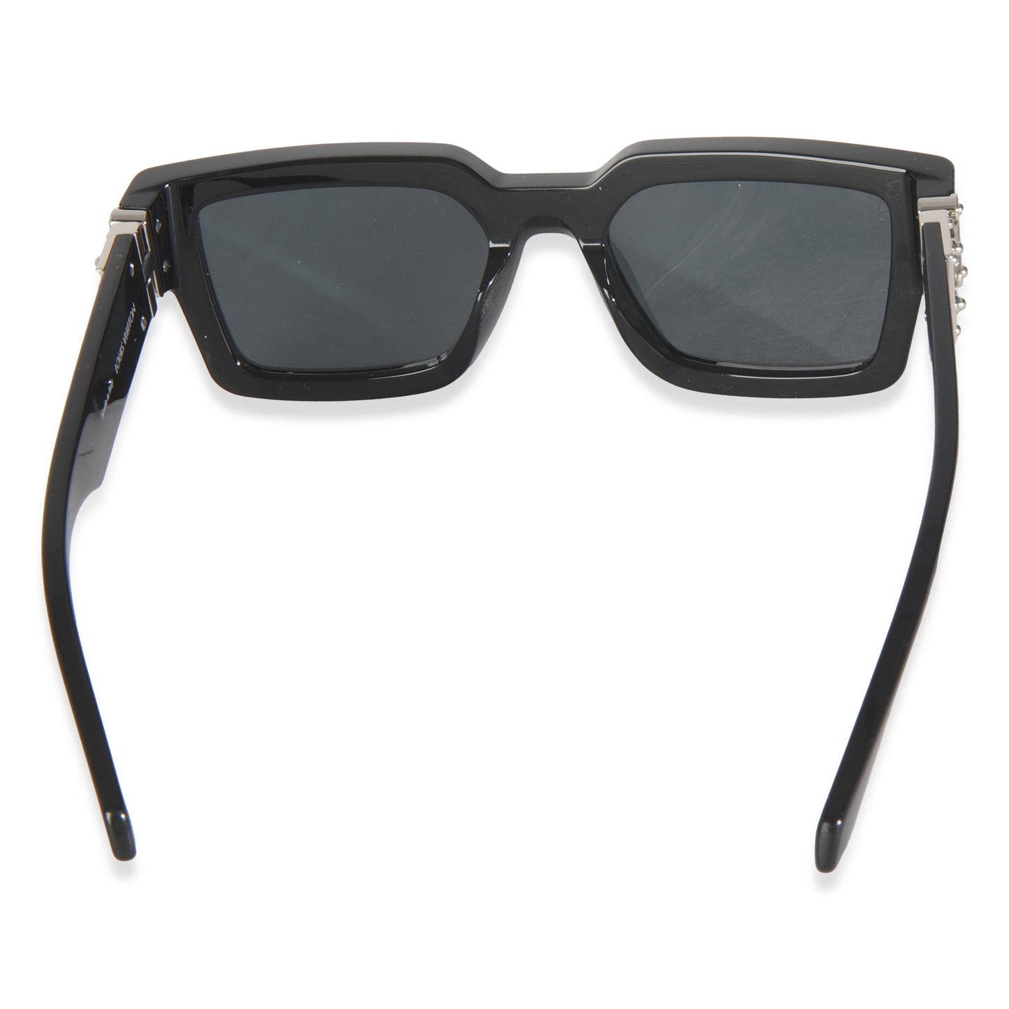 Louis Vuitton Black Acetate LV Match Square Lens Sunglasses