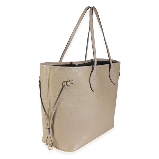 Louis Vuitton Turtledove Monogram Empreinte Neverfull MM