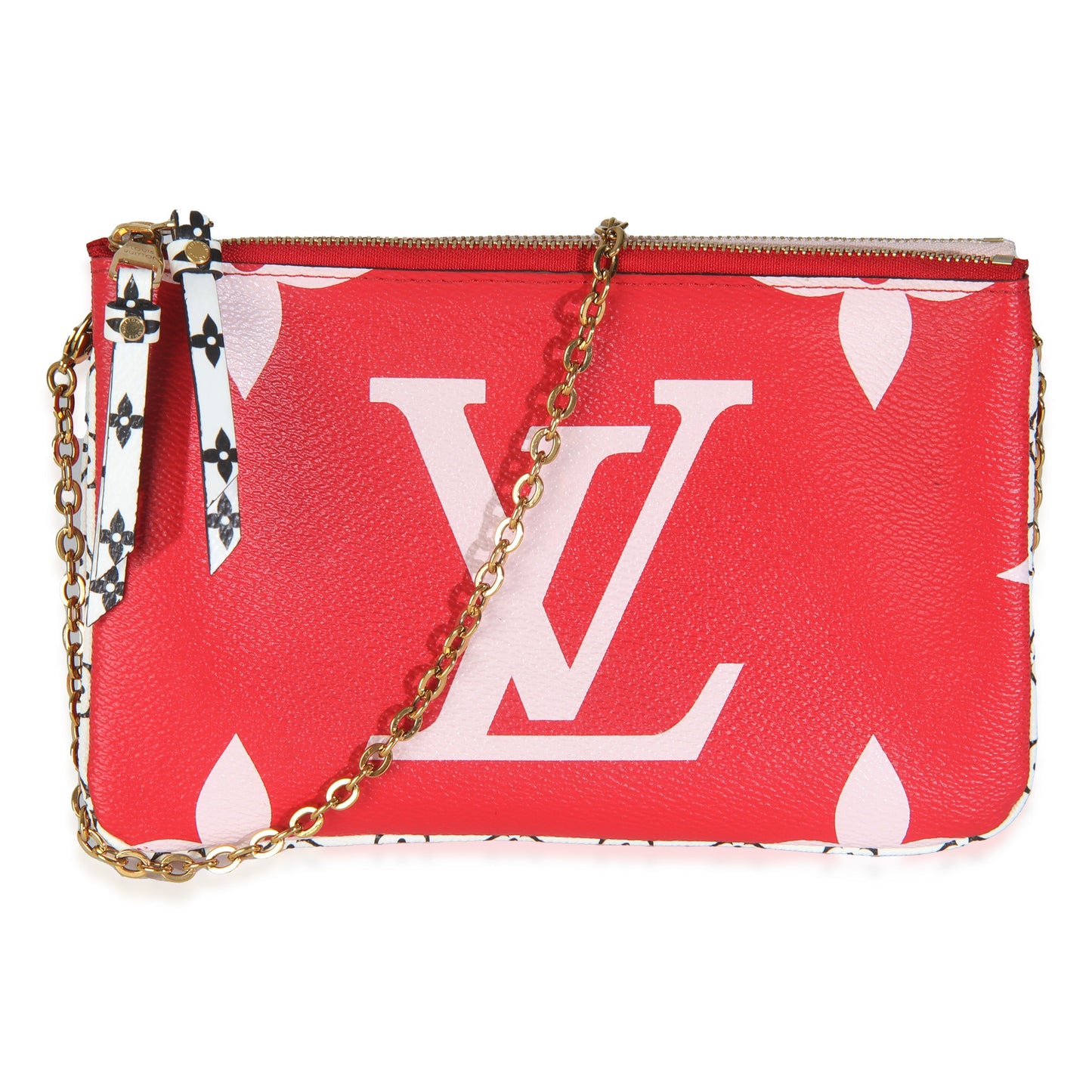 Louis Vuitton Rouge Monogram Giant Canvas Double Zip Pochette