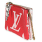 Louis Vuitton Rouge Monogram Giant Canvas Double Zip Pochette