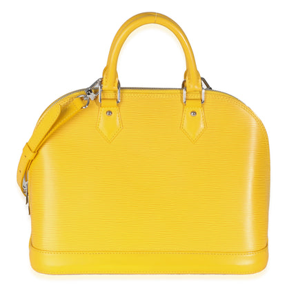 Louis Vuitton Citron Epi Alma PM