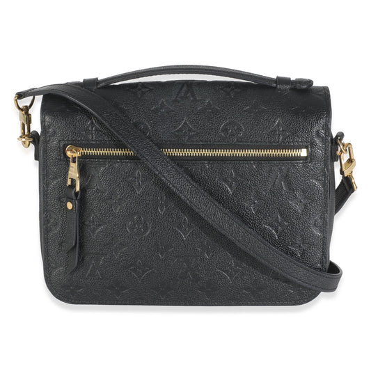Louis Vuitton Black Empreinte Pochette Metis
