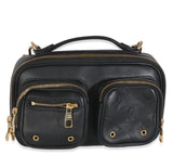 Louis Vuitton Black Monogram Embossed Calfskin Utility Crossbody