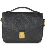 Louis Vuitton Black Monogram Empreinte Pochette Metis