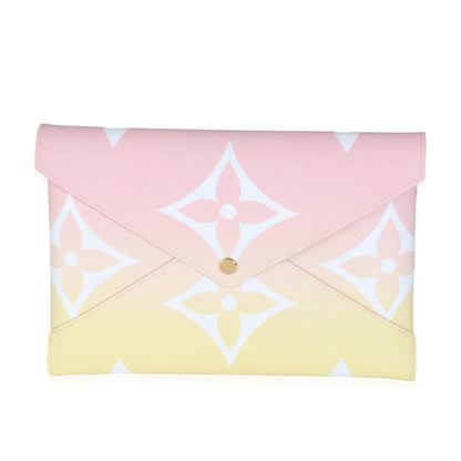 Louis Vuitton Pink Monogram Giant By The Pool Large Kirigami Pochette GM