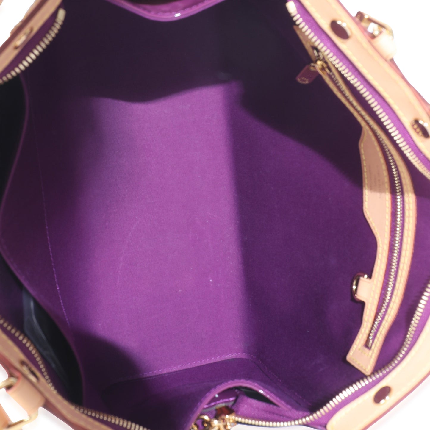 Louis Vuitton Amethyst Monogram Vernis Brea MM