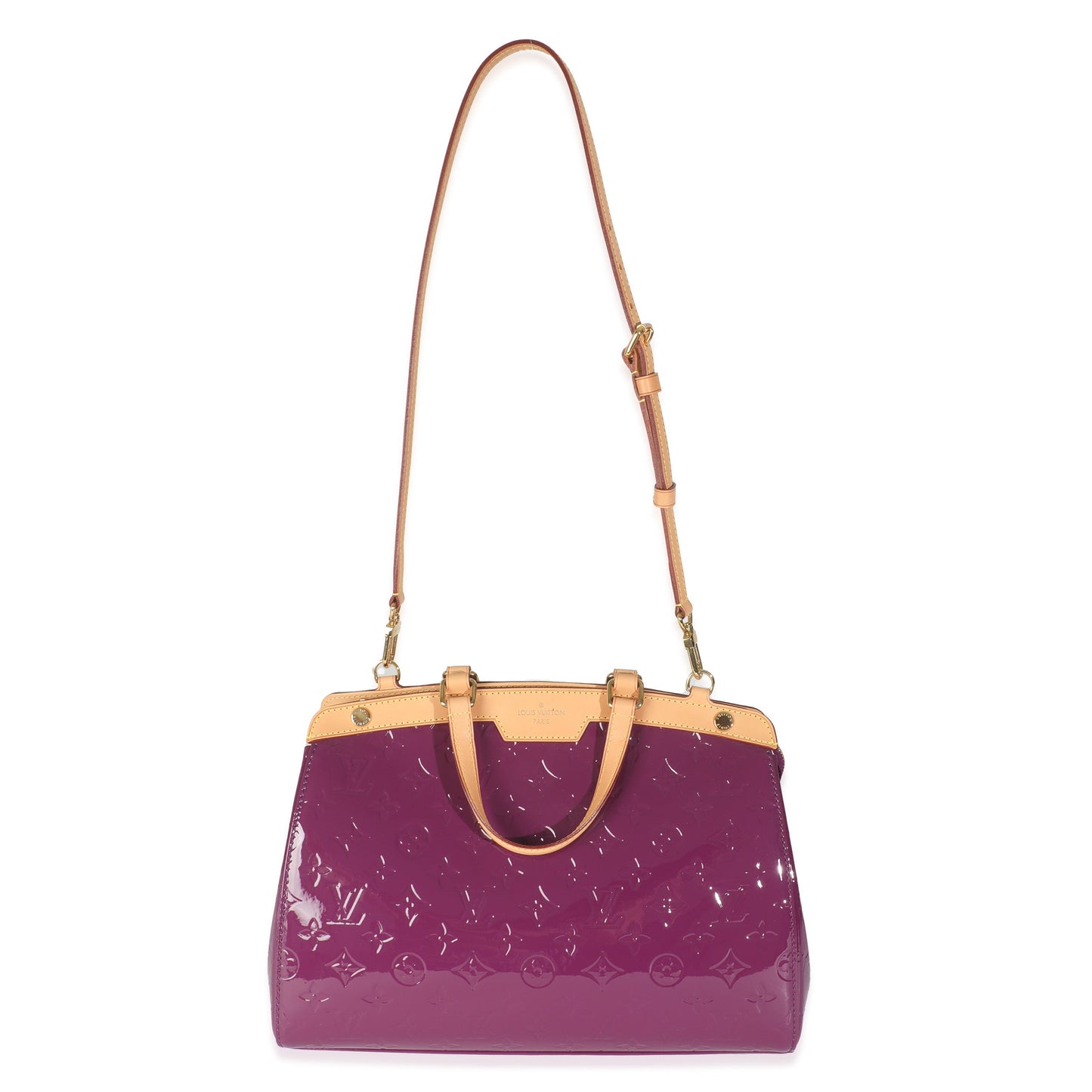 Louis Vuitton Amethyst Monogram Vernis Brea MM
