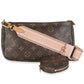 Louis Vuitton Rose Ballerine Monogram Canvas Multi Pochette Accessories