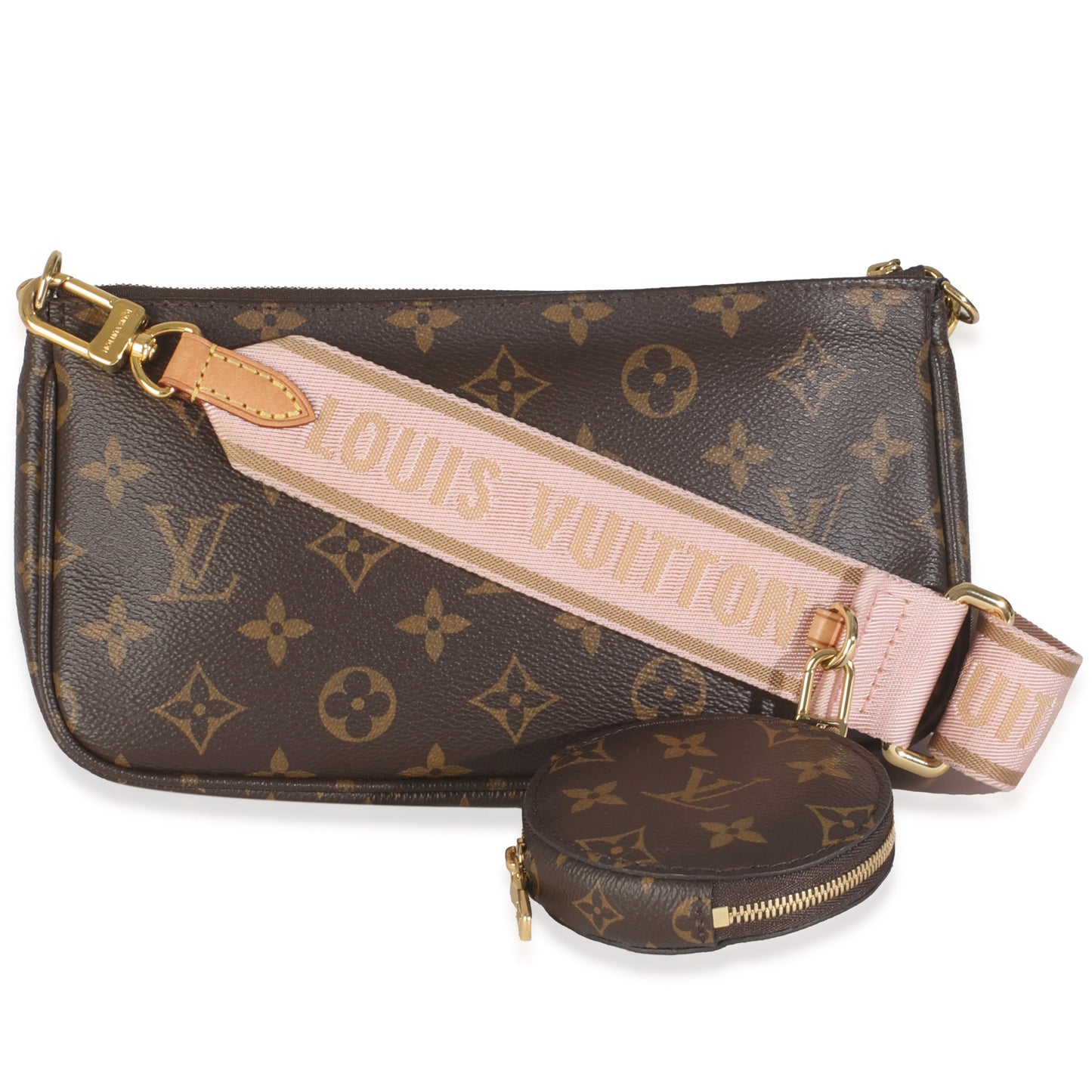 Louis Vuitton Rose Ballerine Monogram Canvas Multi Pochette Accessories