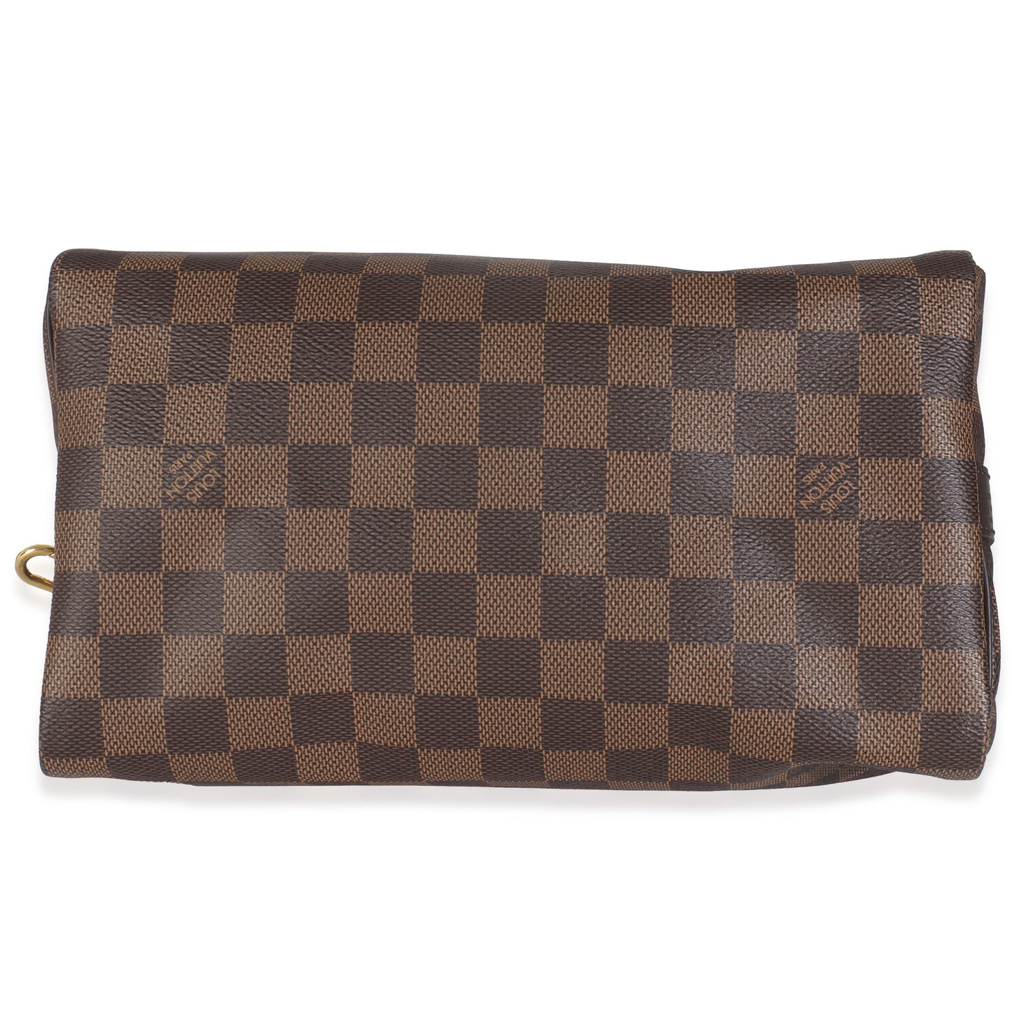 Louis Vuitton Damier Ebene Canvas Braided Speedy Bandouliere 25