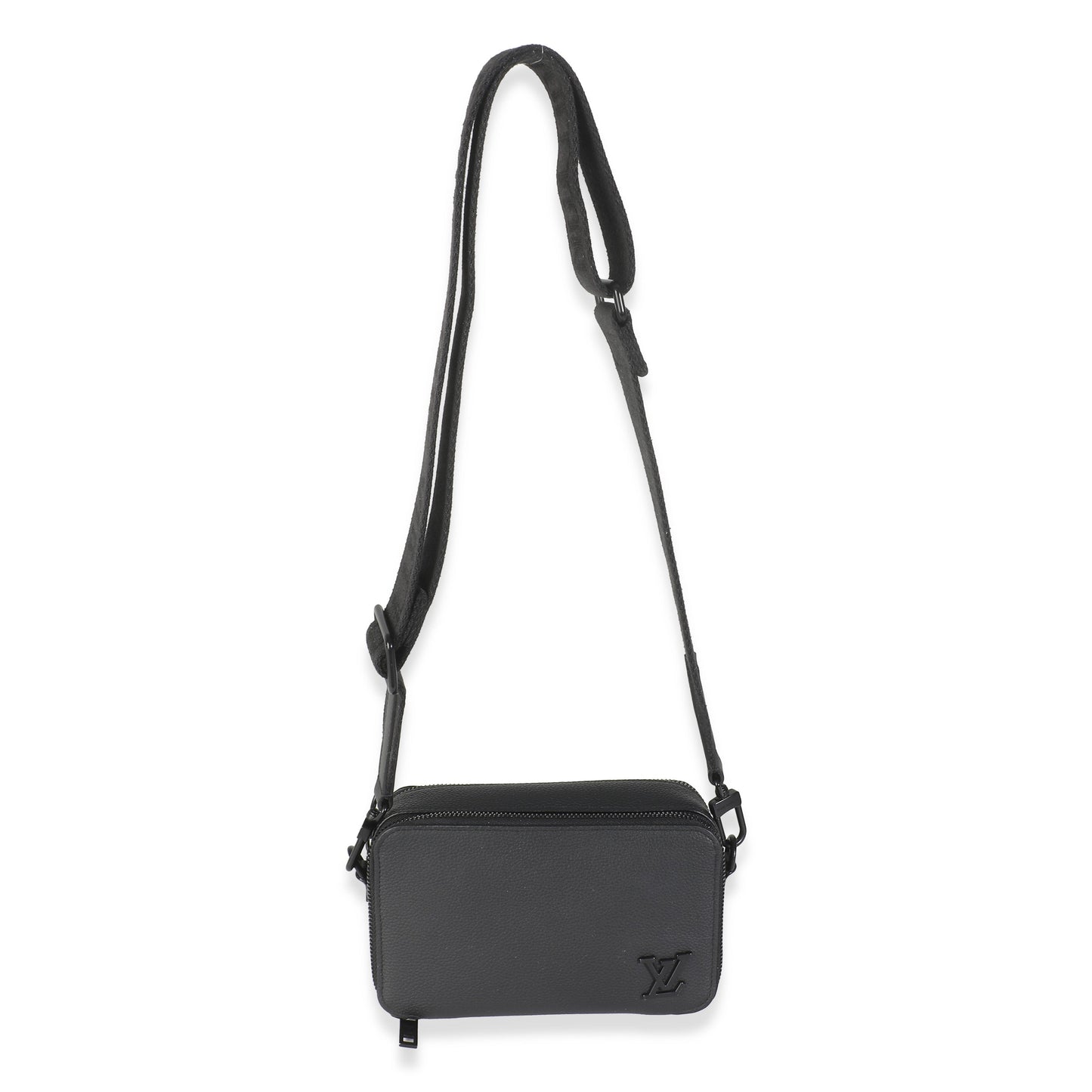 Louis Vuitton Black Taurillon Alpha Wearable Wallet