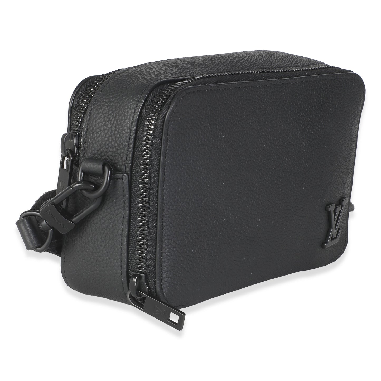 Louis Vuitton Black Taurillon Alpha Wearable Wallet
