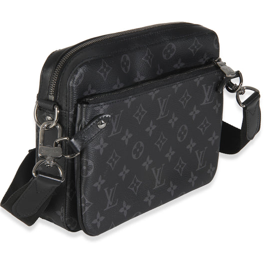 Louis Vuitton Monogram Eclipse Canvas Trio Messenger
