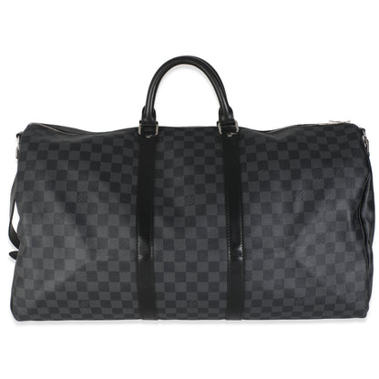 Louis Vuitton Damier Graphite Canvas Keepall Bandouliere 55