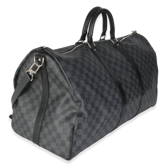 Louis Vuitton Damier Graphite Canvas Keepall Bandouliere 55