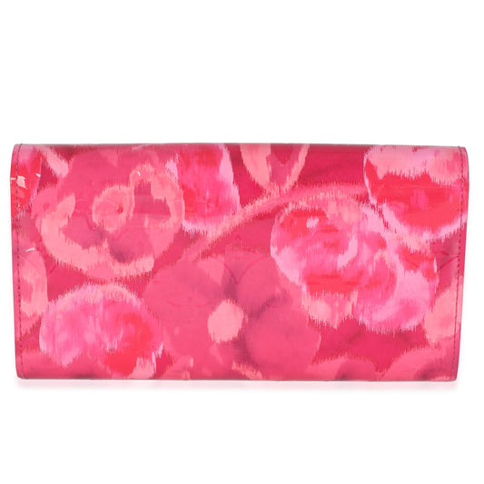 Louis Vuitton Indian Rose Ikat Monogram Vernis Sarah Wallet