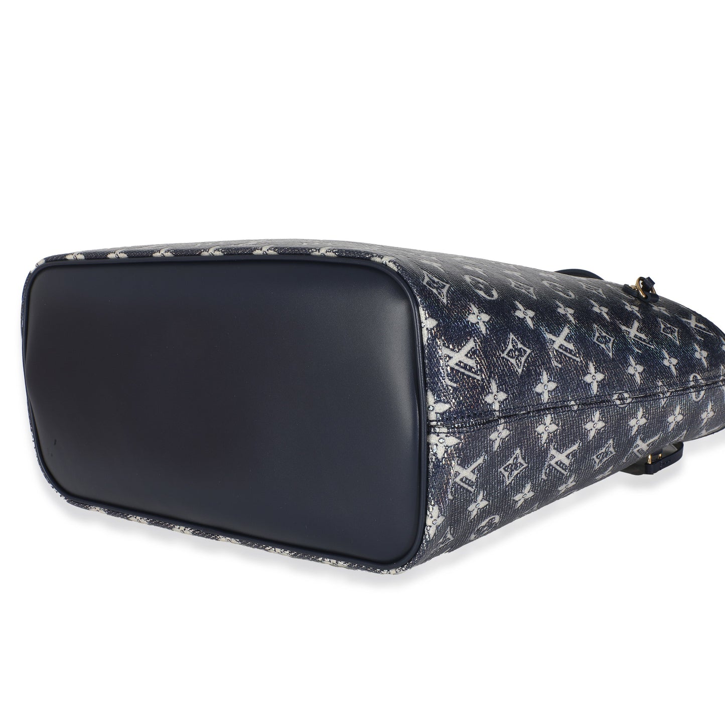 Louis Vuitton Blue Monoglam Canvas Neverfull MM