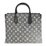 Louis Vuitton Black Monogram Denim Onthego MM