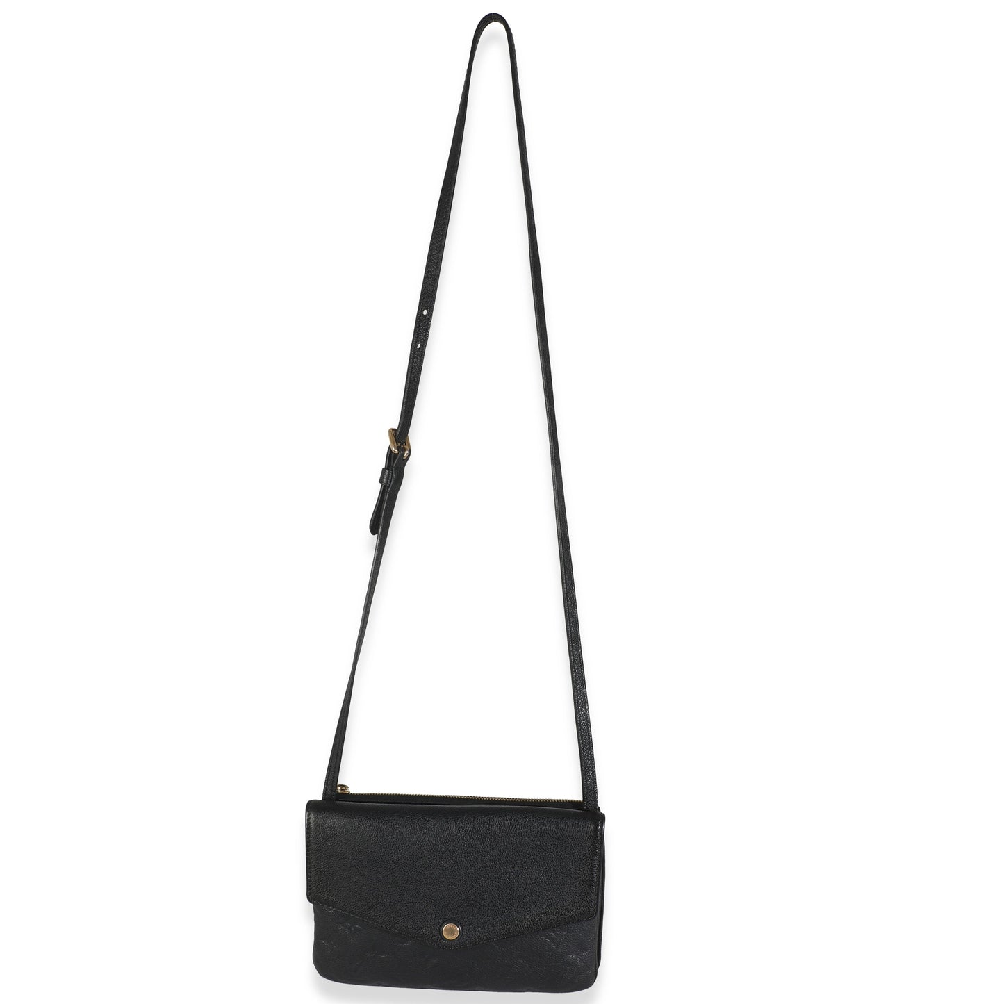 Louis Vuitton Black Monogram Empreinte Twice Bag
