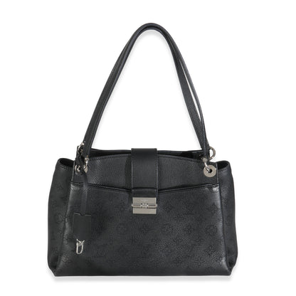 Louis Vuitton Black Monogram Mahina Sevres Bag
