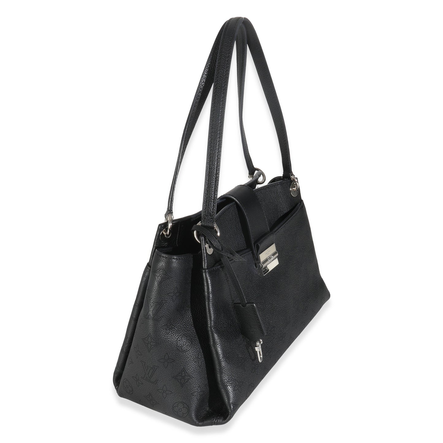 Louis Vuitton Black Monogram Mahina Sevres Bag