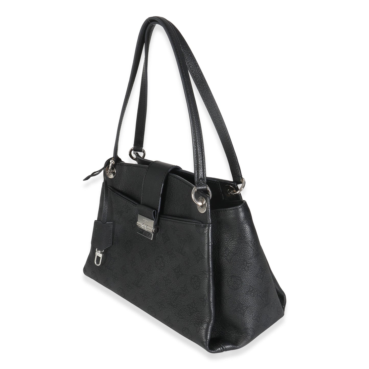 Louis Vuitton Black Monogram Mahina Sevres Bag