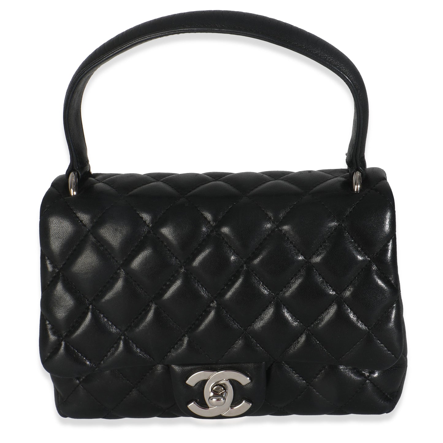 Chanel  Black Quilted Lambskin Small Kelly Flap Bag