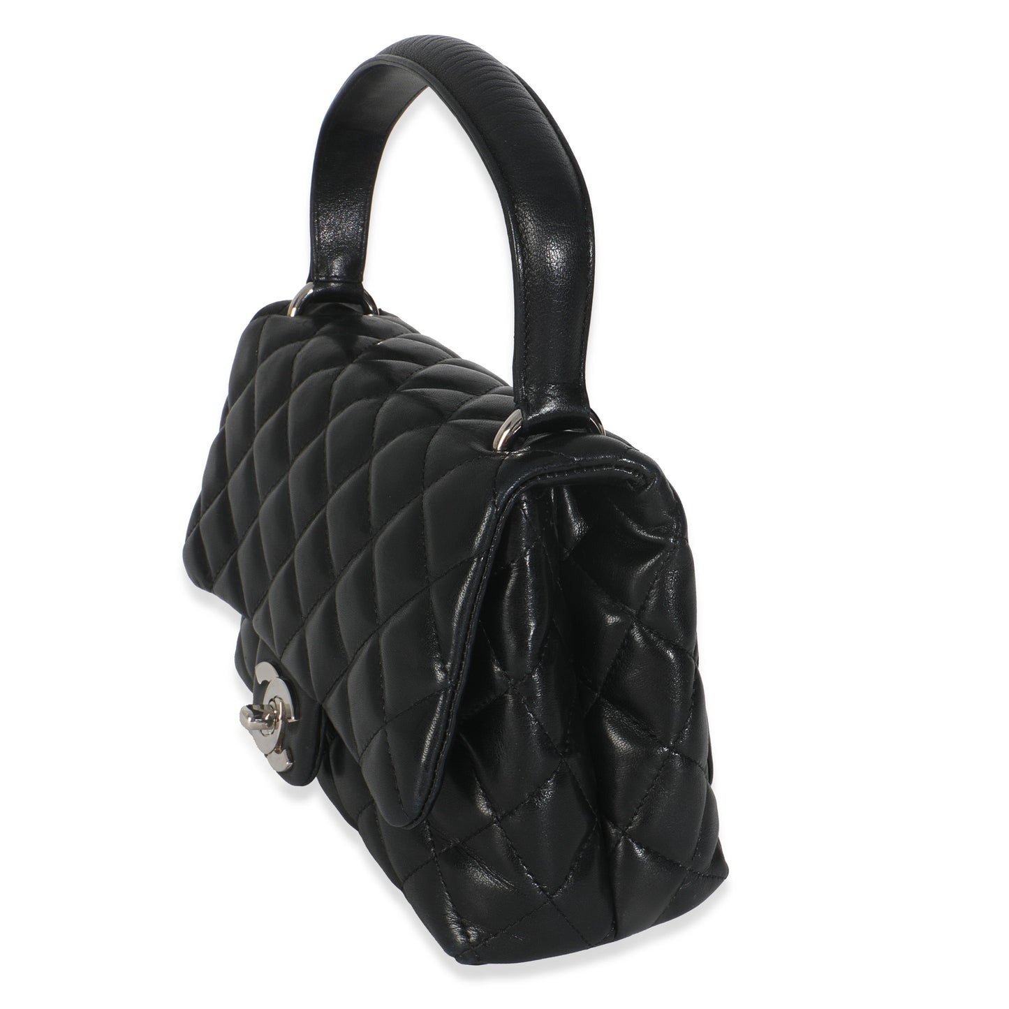 Chanel  Black Quilted Lambskin Small Kelly Flap Bag