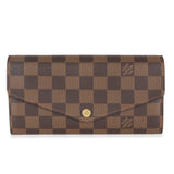 Louis Vuitton Damier Ebene Canvas Sarah Wallet