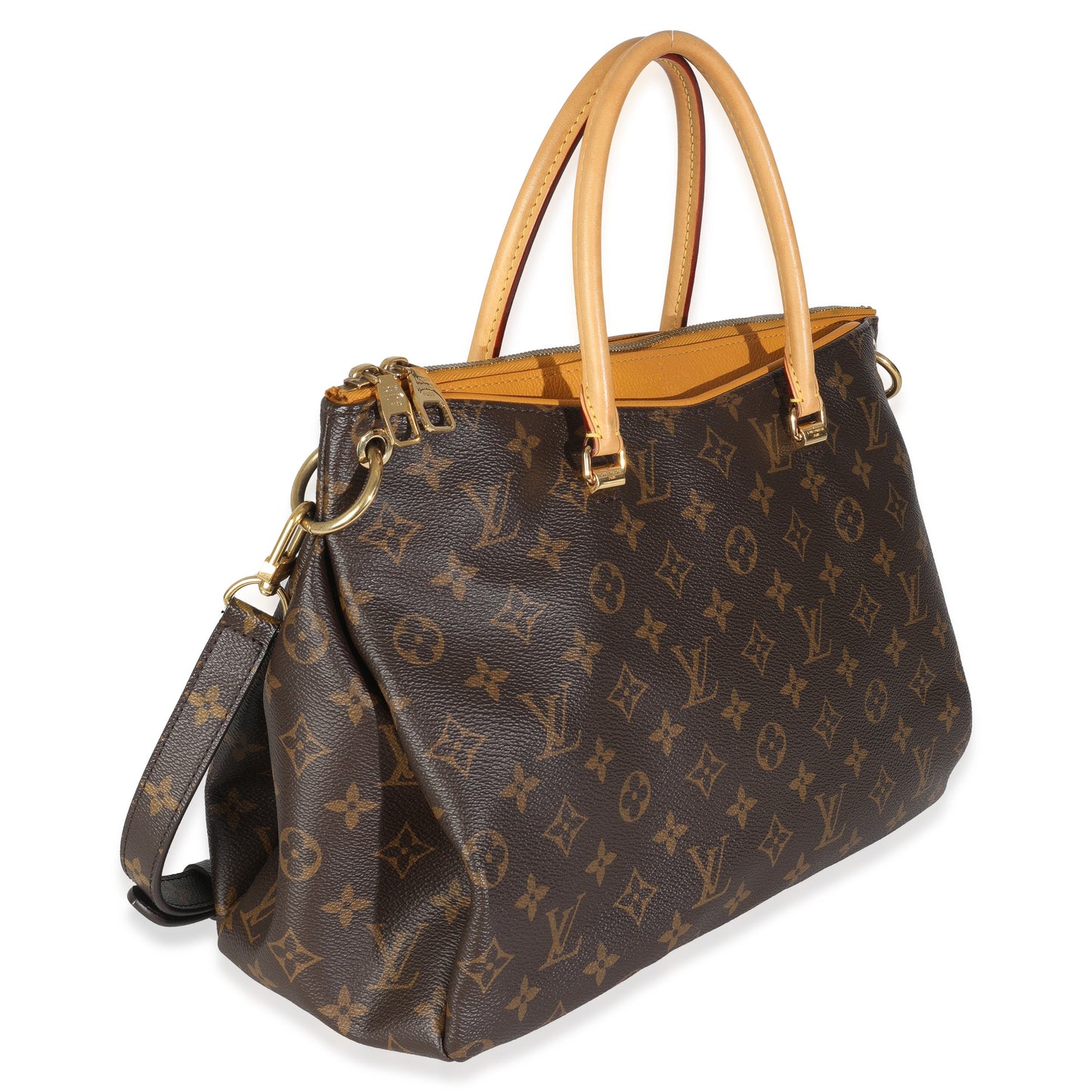 Louis Vuitton Saffron Monogram Canvas Pallas MM