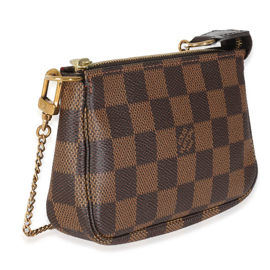 Louis Vuitton Damier Ebene Canvas Mini Pochette Accessoires