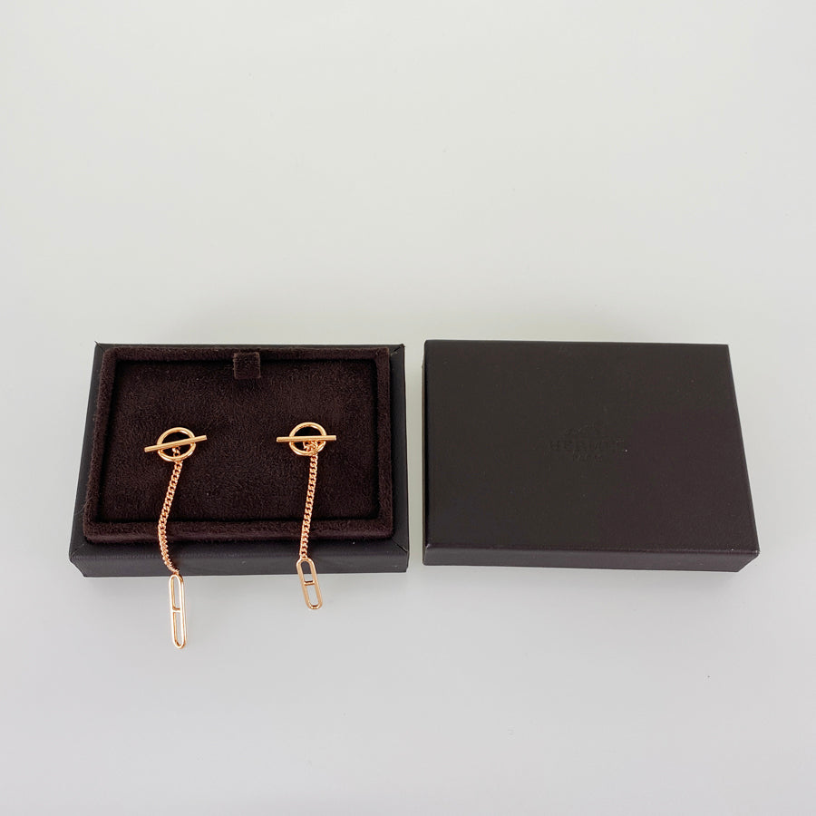 HERMES Chaine d'Ancre Echape Earring