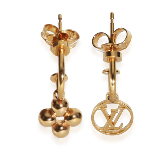 Louis Vuitton Gold-Plated  Blooming Earrings
