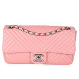 Chanel Pink Lambskin Medium CC Crossing Flap Bag