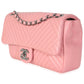 Chanel Pink Lambskin Medium CC Crossing Flap Bag