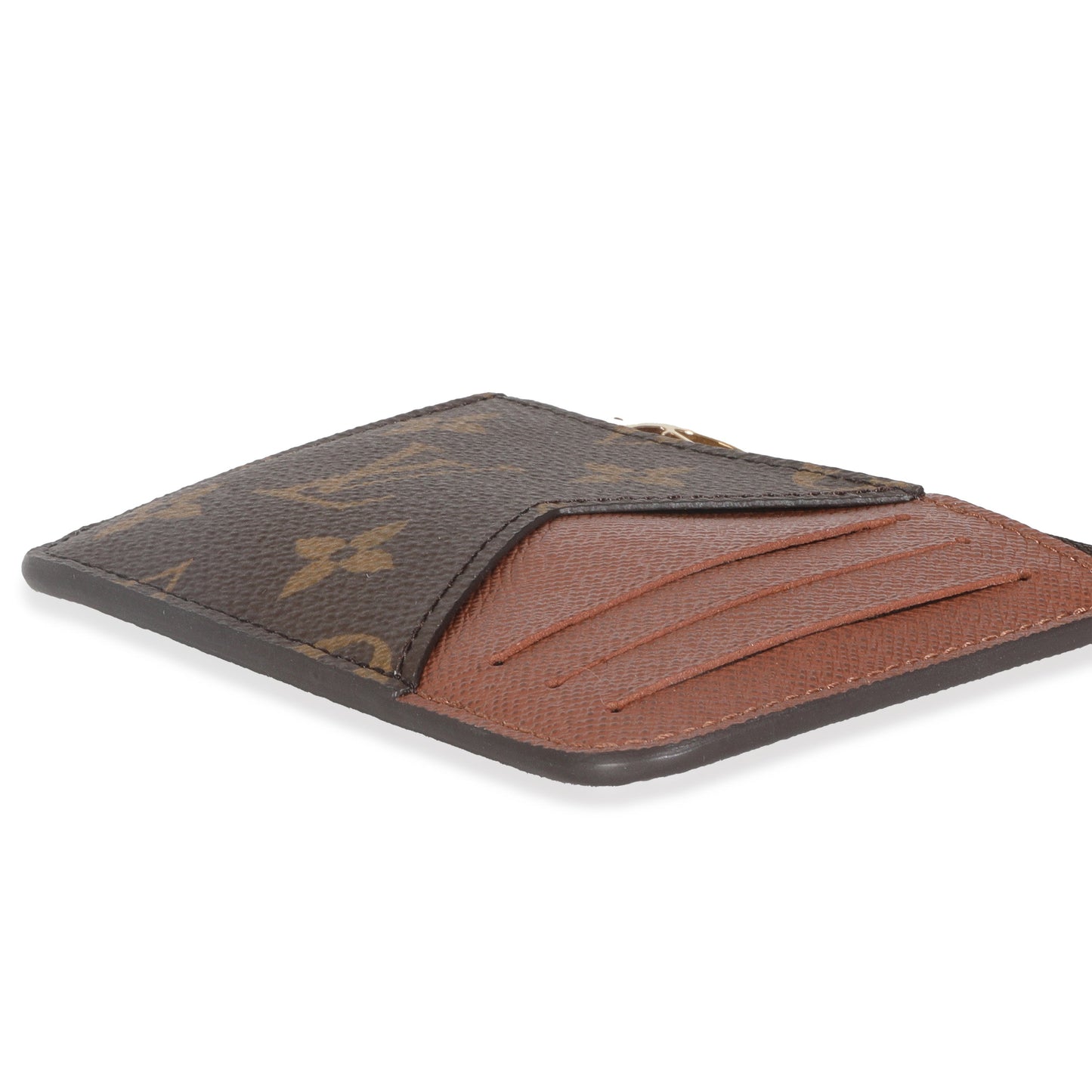 Louis Vuitton Cognac Monogram Canvas Romy Card Holder