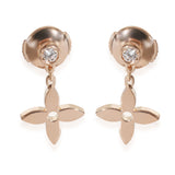 Louis Vuitton Rose Gold Diamond Idylle Blossom Earrings