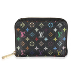 Louis Vuitton Black Multicolor Monogram Canvas Zippy Coin Purse