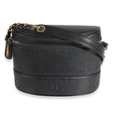 Chanel  Black Caviar Triple CC Crossbody Handbag