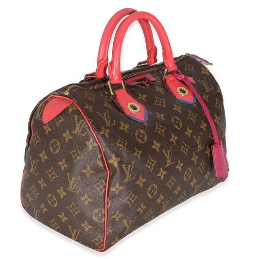 Louis Vuitton Flamingo Monogram Canvas Totem Speedy 30