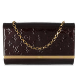 Louis Vuitton Amarante Monogram Vernis Ana Clutch