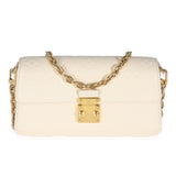 Louis Vuitton Monogram Empreinte Cream Wallet On Chain Metis