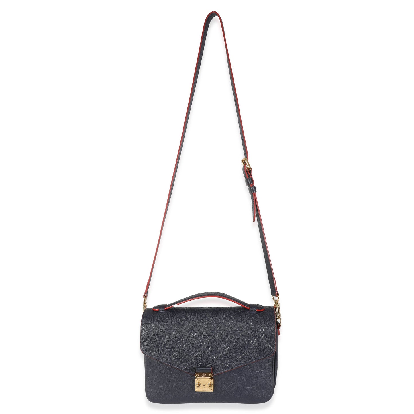 Louis Vuitton Marine Rouge Monogram Empreinte Pochette Metis