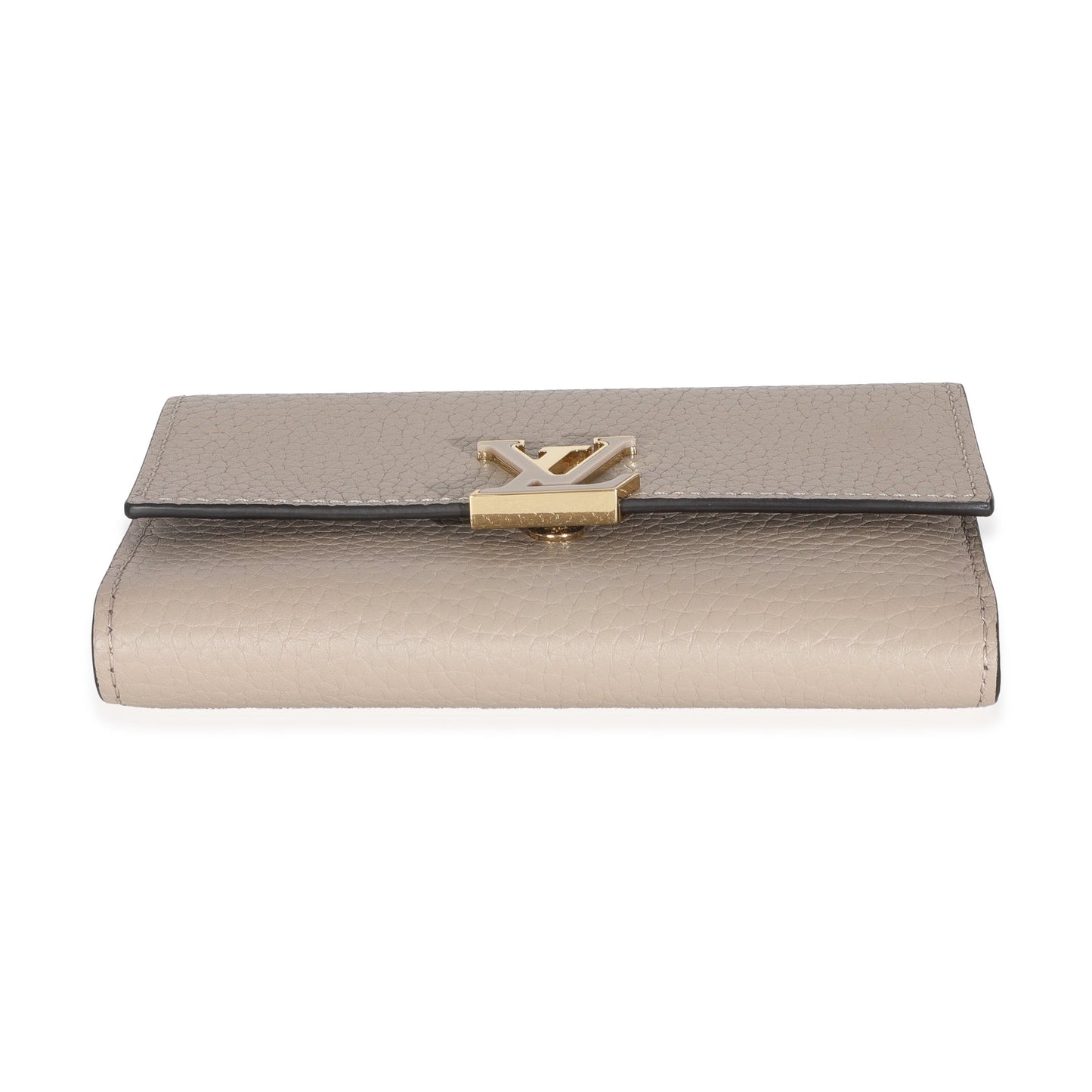 Louis Vuitton Galet Taurillon Capucines Compact Wallet