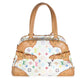 Louis Vuitton White Monogram Multicolor Canvas Claudia