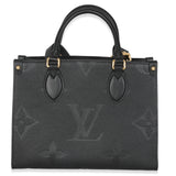 Louis Vuitton Black Giant Monogram Empreinte Onthego PM