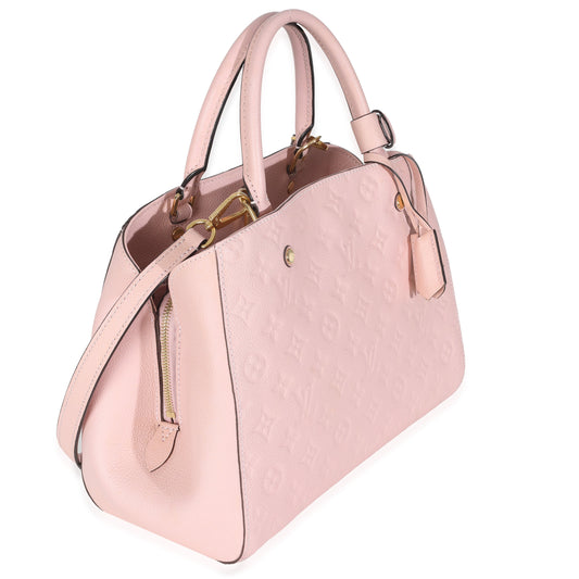Louis Vuitton Rose Ballerine Monogram Empreinte Montaigne MM