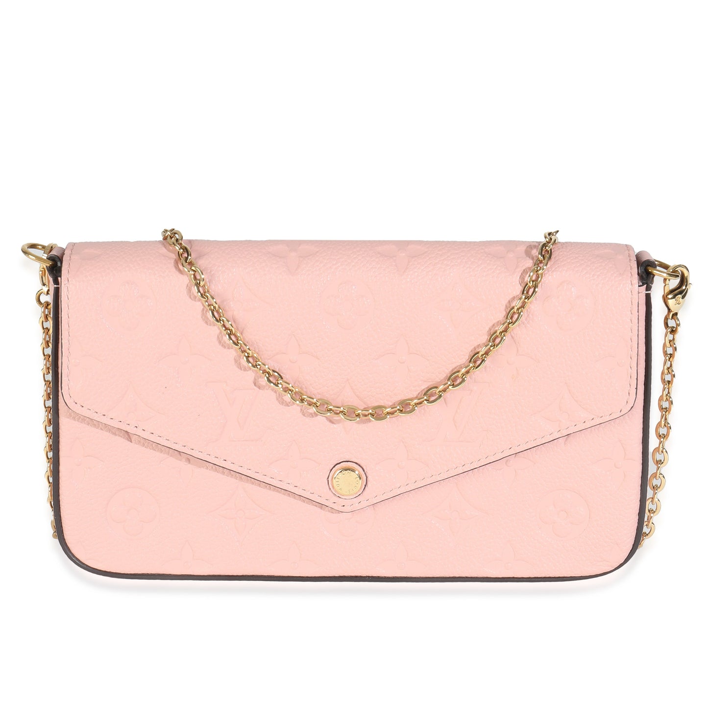 Louis Vuitton Rose Poudre Monogram Empreinte Felicie Pochette